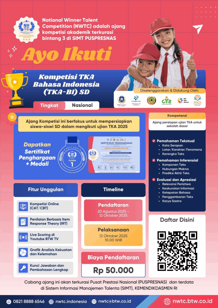 TKA Bahasa Indonesia SD (TKA-BI-SD)